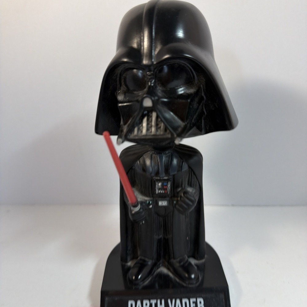 2009 FUNKO Darth Vader Bobble Head Star Wars Lightsaber Figure 7" No Box